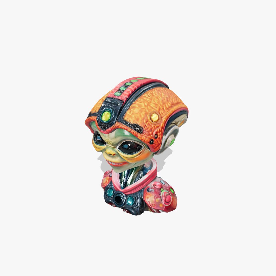 Alien Character Model Pack with Futuristic Helmet